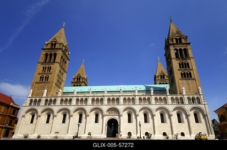 Pécs - Püspöki palota-stock-foto