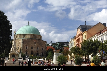 Pécs - Széchenyi tér-stock-foto