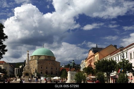 Pécs - Széchenyi tér-stock-foto