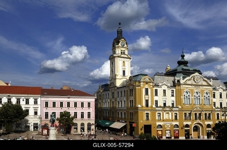 Pécs - Széchenyi tér-stock-foto