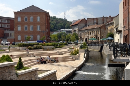 Miskolc - Szinva terasz-stock-foto