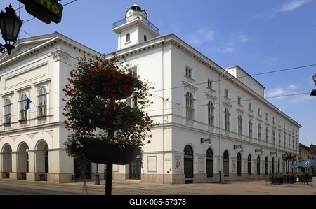 Miskolc - Nemzeti Színház-stock-foto