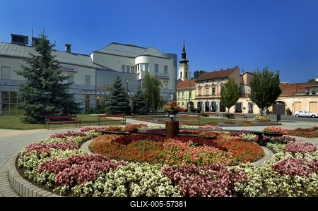 Miskolc - Dísz tér-stock-foto