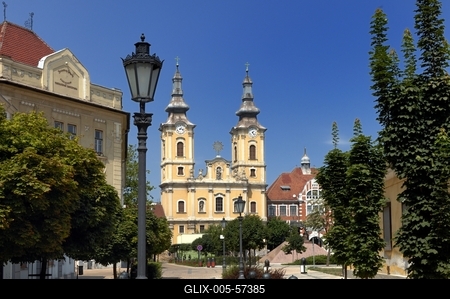 Miskolc - Hősök tere-stock-foto