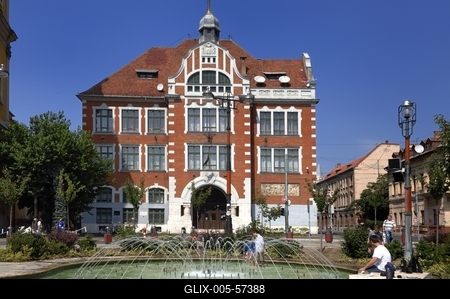 Miskolc - Hősök tere-stock-foto