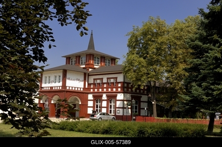 Miskolc - Népkerti Vigadó-stock-foto