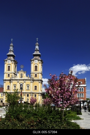 Miskolc - Hősök tere-stock-foto
