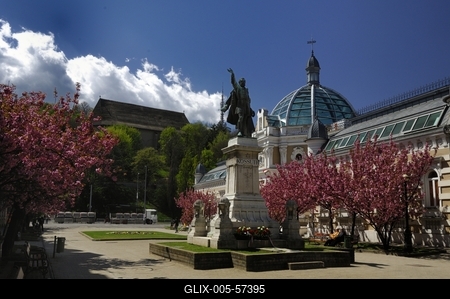 Miskolc - Erzsébet tér-stock-foto