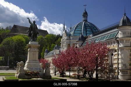 Miskolc - Erzsébet tér-stock-foto