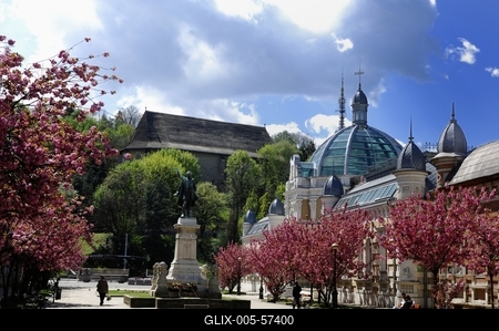Miskolc - Erzsébet tér-stock-foto