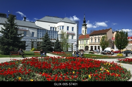 Miskolc - Dísz tér-stock-foto
