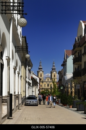 Miskolc - Hősök tere-stock-foto