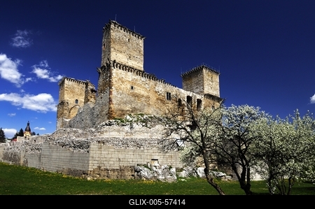Miskolc - Diósgyőri vár-stock-foto