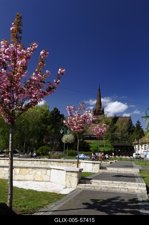 Miskolc - Deszkatemplom.-stock-foto