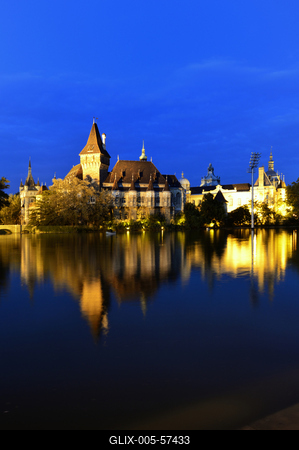 Budapest, Vajdahunyad vára-stock-foto