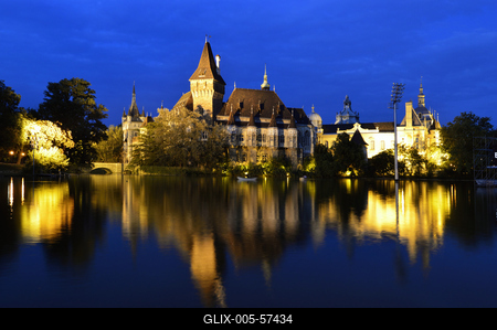 Budapest, Vajdahunyad vára-stock-foto