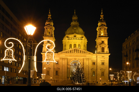 Budapest, Szent István-bazilika-stock-foto