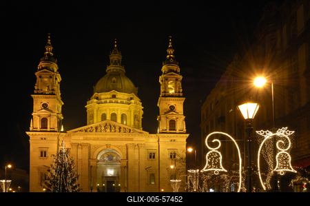 Budapest, Szent István-bazilika-stock-foto