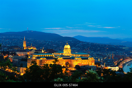 Budapesti panoráma-stock-foto