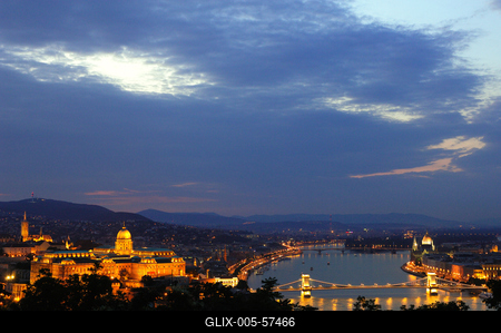 Budapesti panoráma-stock-foto