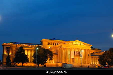 Budapest, Szépművészeti múzeum-stock-foto