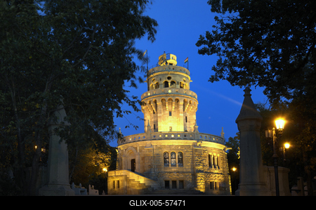 Budapest, Erzsébet-kilátó-stock-foto