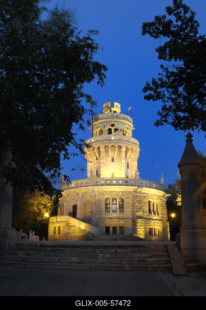 Budapest, Erzsébet-kilátó-stock-foto
