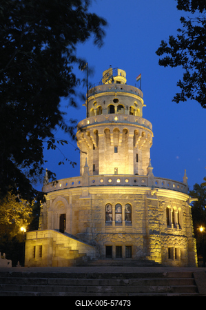 Budapest, Erzsébet-kilátó-stock-foto