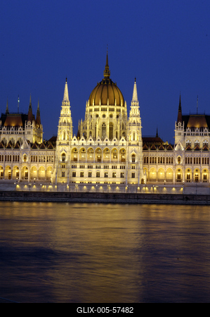 Budapest, Országház (Parlament)-stock-foto