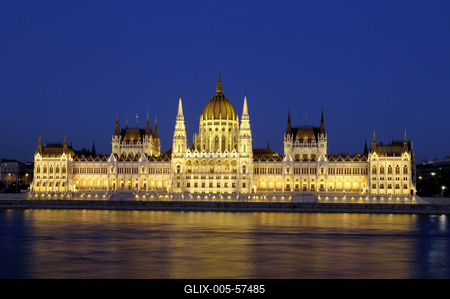 Budapest, Országház (Parlament)-stock-foto