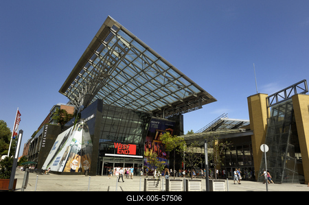 Budapest, WestEnd City Center bevásárlóközpont-stock-foto