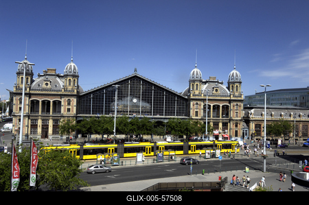 Budapest, Nyugati pályaudvar-stock-foto