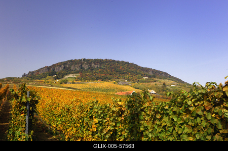 Badacsonyi ősz-stock-foto