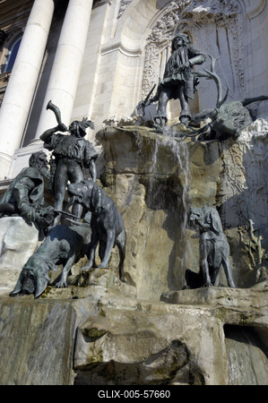 Budapest, Budai Vár (Budavári Palota)-stock-foto