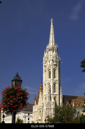 Budapest, Mátyás-templom-stock-foto