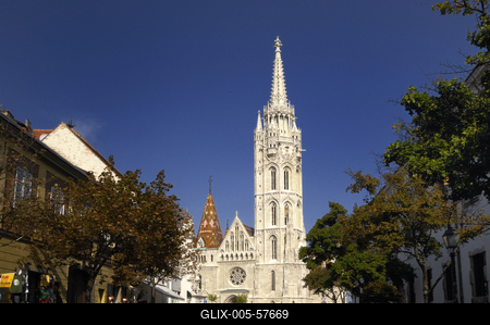 Budapest, Mátyás-templom-stock-foto