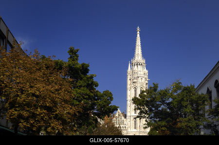 Budapest, Mátyás-templom-stock-foto