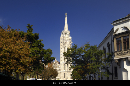 Budapest, Mátyás-templom-stock-foto