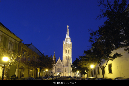 Budapest, Mátyás-templom-stock-foto