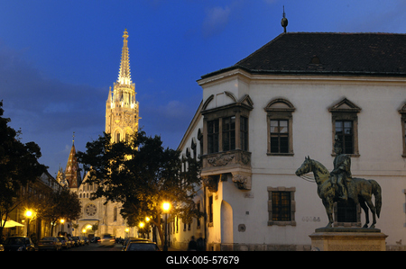 Budapest, Mátyás-templom-stock-foto