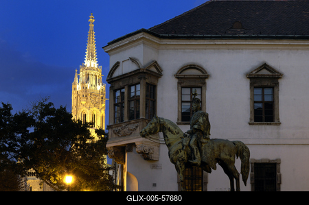 Budapest, Mátyás-templom-stock-foto