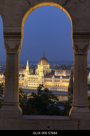 Budapest, Parlament-stock-foto