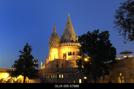 Budapest, Halászbástya-stock-foto