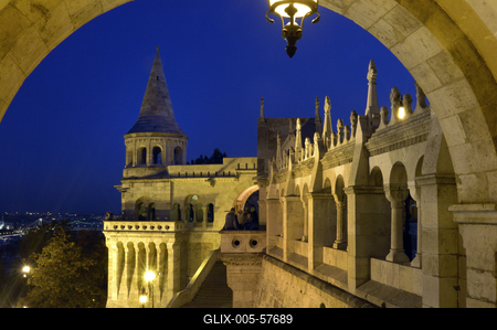 Budapest, Halászbástya-stock-foto