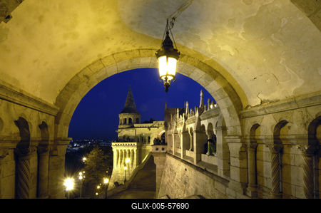 Budapest, Halászbástya-stock-foto
