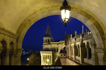 Budapest, Halászbástya-stock-foto