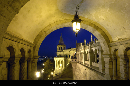 Budapest, Halászbástya-stock-foto