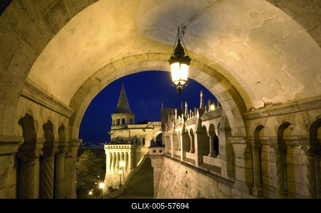 Budapest, Halászbástya-stock-foto