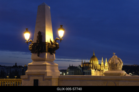 Budapest, Margit híd-stock-foto