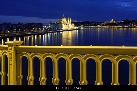Budapest, Margit híd-stock-foto